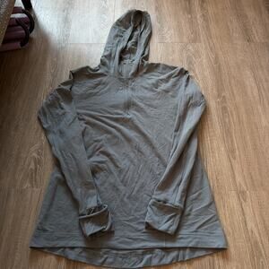 Lululemon Warm Stabilizer 1/2 Zip Hoodie Blue Women’s Size 6